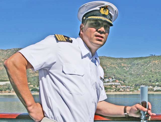 Der neue Kommandant der GORCH FOCK, Kapitän zur See Helge Risch. Foto: PIZ Marine.