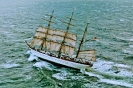 Segelschulschiff GORCH FOCK  in See 1988