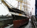 Kruzenshtern im Dock Februar 2011 (Kaliningrad)